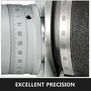 Tavola Rotante di Precisione 3MT HV8 da 8 Pollici per Fresatura, Foratura e Barenatura, Orizzontale e Verticale, con Lettura Vernier e Componenti Centrali del Ingranaggio - Product Image 2