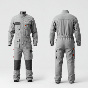 Wholesale OEM Custom Hi Vis Road Way <b>Safety</b> <b>Reflective</b> Coverall Construction Workwear Frc <b>Clothing</b> Fire Retardant Coverall - Product Image 1
