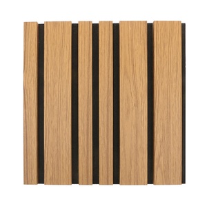 Panneaux acoustiques décoratifs en lattes de bois avec support insonorisant pour bureaux, studios, maisons et intérieurs commerciaux - Product Image 2