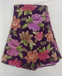Tela Crepé Natural con Estampado Posicional, Material de Lujo para Sarees y Vestidos Tradicionales de Mujer, Tela al por Mayor - Product Image 3