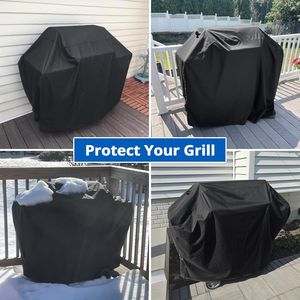 Copertura per Barbecue da Esterno Resistente e Impermeabile da 55 Pollici, Protezione UV Resistente allo Sbiadimento, Protezione per Ogni Condizione Atmosferica, Compatibile con Griglie BBQ - Product Image 3