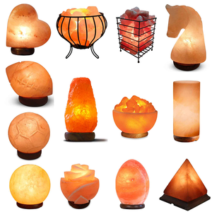 Premium Grade Himalayan Salt Crystal <b>Lamp</b> Himalayan Salt <b>Lamps</b> Carved <b>Star</b> Shape Natural Rock Salt Candle Holder Home Decoration - Product Image 1
