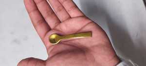 Cuchara de Shilajit de Acero Inoxidable Chapada en Oro, Mini Cuchara Medidora, Accesorio Compacto de Metal para Té - Product Image 5