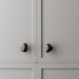 Rubble <b>Knob</b> Oil Rubbed Bronze MInimalist Design Unique Shape <b>Knob</b> - Product Image 3