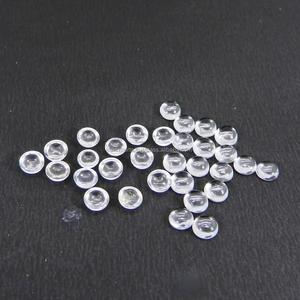 พลอยบุษราคัม Cabochon สีขาวธรรมชาติขนาด4มม. สำหรับทำเครื่องประดับอัญมณีหลวมที่ผ่านการปรับเทียบแล้ว - Product Image 2