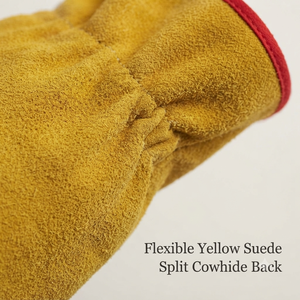 Best Performance Buffalo Grain Split Latex Anti-static Durable Anti-Vibration Flexible Heat Resistance Latex-Free Safety <b>Gloves</b> - Product Image 6