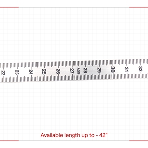 AGS Stainless Steel <b>Scale</b> for Precision Industrial Measurement Durable Metal Measuring Ruler Available Up To 42 Inch Length - Product Image 1