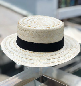 Sombrero de Paja de Palma para Hombre al por Mayor con Banda Personalizada de Fábrica de Sombreros de Paja, el Más Barato de Vietnam - Product Image 1