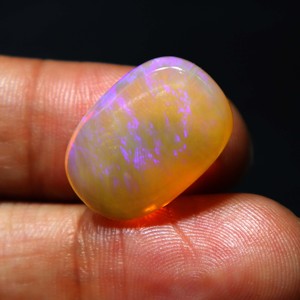 Ópalo Australiano Natural de 14 Quilates, Gema Suelta de Coober Pedy, Hermoso Ópalo Azul Fuego Hecho a Mano para Joyería - Product Image 4