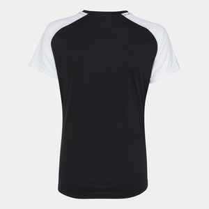 Ensembles d'uniformes de basketball pour femmes, noir et blanc, manches courtes, séchage rapide, respirant, 100% polyester, vêtements d'équipe athlétique, couleurs personnalisées - Product Image 3