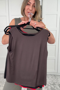 Débardeur décontracté en coton pour femme, respirant, sans manches, léger, idéal pour la gym et l'entraînement - Product Image 2