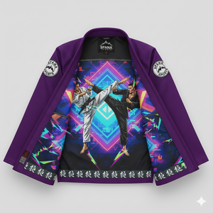 Kimono de Jiu-Jitsu en coton 100% premium, tissage perlé, pour hommes et femmes, entraînement professionnel et compétition, 400g, OEM - Product Image 3