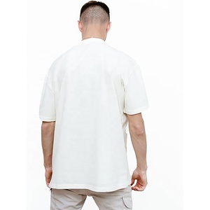 Camiseta de Manga Corta Personalizada de Gran Tamaño, Tejida en Poliéster/Algodón, para Hombre, Lisa, para Impresión Serigráfica, Talla Grande, Estilo Formal, Transpirable - Product Image 2