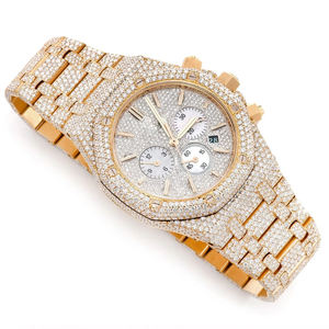 Reloj Premium con Incrustaciones de Moissanita, Diamantes VVS, Tendencia, Superventas, Estilo Hip Hop, Lujoso para Hombre - Product Image 3