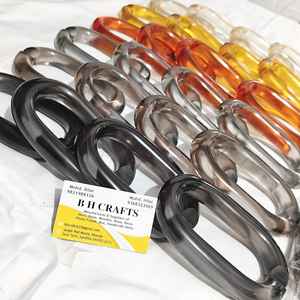 Nuevas combinaciones de colores en cadenas de resina, cadenas de resina al por mayor, cadenas de resina a granel para decoración, accesorios de cadenas de resina - Product Image 5