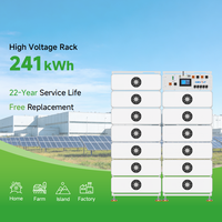Sistema de Almacenamiento de Energía con Baterías de Litio de Alta Tensión para Uso Industrial y Comercial, 100kWh 150kWh, 314AH