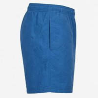 Shorts de bain tricotés pour hommes, bleus, à séchage rapide, imperméables, avec ceinture élastique doublée, motif uni, personnalisables avec logo, vente en gros