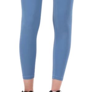 Leggings Largos de Cintura Alta Color Azul Cielo para Mujer, Pantalones de Yoga Elásticos y Ajustados para Entrenamiento, Running, Fitness, Gimnasio y Uso Casual - Product Image 3