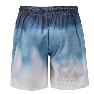 Ensemble T-shirt et short pour homme DUBBIX INDUSTRIES, col rond uni, respirant, séchage rapide, tenue décontractée d'été, 280GSM Polyester - Product Image 5