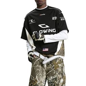 Camiseta Deportiva de Rendimiento para Hombre, Diseño con Paneles de Camuflaje, Transpirable, de Poliéster, Estilo Jersey de Fútbol Americano - Product Image 6