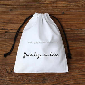 กระเป๋าผ้าฝ้ายลายพรางวินาลอน พร้อมเชือกผูก ปิดซิป หูหิ้วแบบเชือก รับทำโลโก้ ป้องกันฝุ่น  OEM - Product Image 6