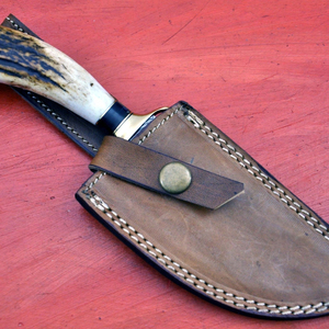 Couteau de chasse personnalisé en acier inoxydable, outil de survie en plein air, vente en gros, lame fixe, équipement tactique, équipement de camping, utilitaire - Product Image 6