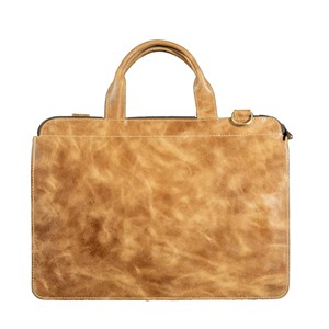 Custom Logo Genuine Leather 14'' Crossbody Laptop Satchel <b>Bag</b> <b>for</b> <b>Men</b> Women Office Travel Wholesale Computer <b>Bag</b> - Product Image 4