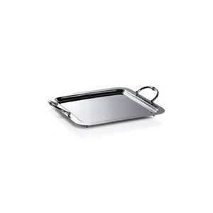 Metal Rectangle Metal Serving <b>Plate</b> Polished Minimalist Design Dishwasher Safe Party Use - Product Image 1