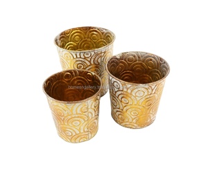 Unique Design handmade <b>tin</b> Garden Metal Planter pots flower <b>buckets</b> at wholesale prices - Product Image 2
