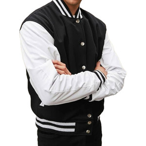 Custom Unisex Oversized Hooded <b>Waterproof</b> <b>Winter</b> Streetwear Varsity <b>Jacket</b> Manufacturer Heavyweight Fabric OEM Geometric Pattern - Product Image 3