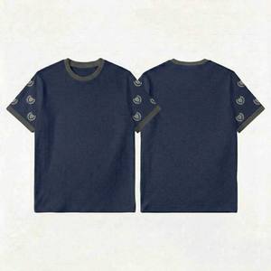 Camiseta Deportiva Lisa para Hombre, Manga Corta, Tejido Transpirable, Color Sólido, Camiseta Básica para Entrenamiento, Camisetas para Hombre al por Mayor - Product Image 1