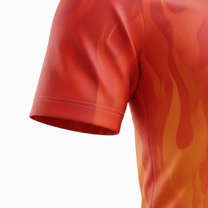 ชุดฟุตบอลแบบ unisex เสื้อและกางเกงขาสั้นสองชิ้น แห้งเร็ว ระบายอากาศได้ดี ชุดฝึกซ้อมกีฬา รับผลิตตามแบบ OEM - Product Image 5