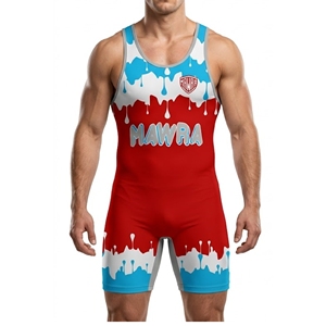 High Quality Mens Activewear <b>Wrestling</b> <b>Singlet</b> Sublimated Athletic Performance Suit Lightweight Breathable <b>Singlet</b> For Unisex - Product Image 1
