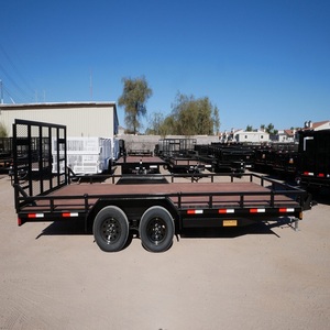 Semirremolque de Plataforma Plana de Aluminio de Alta Calidad Profesional, Transportador de Autos, Remolque Utilitario de Plataforma Plana de 3.5T, Estructura Resistente - Product Image 4