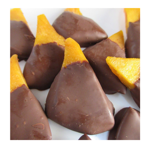 Mangues séchées du Vietnam enrobées de chocolat, collation tropicale sucrée et acidulée, OEM ODM disponible - Product Image 2