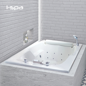 Bañera de Hidromasaje Moderna de Acrílico I-Spa con Sistema de Burbujas y Grifo, 2.0m, para Hotel, Villa y Spa - Product Image 5