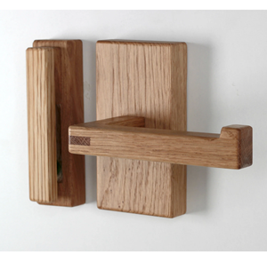 Support de papier toilette en bois de manguier, accessoires pour la maison et la cuisine, porte-rouleaux de papier pour restaurants et cuisines. - Product Image 4