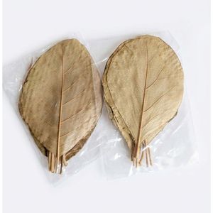 Hojas de Teca Secas Naturales de 11-18 CM / 4 a 7 Pulgadas de Tamaño para Acuario, Paquete de 100 Hojas - Product Image 5