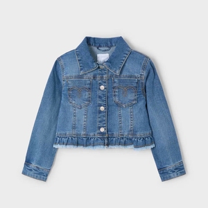 Chaqueta Vaquera Personalizable para Niñas, de Alta Calidad, Transpirable, 100% Algodón, Ropa Casual de Invierno - Product Image 5