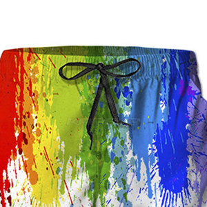 Soldes en ligne : Nouveaux shorts unisexe en coton 100% à séchage rapide, légers et de haute qualité, avec design unique et sublimation intégrale, pour hommes, vente en gros - Product Image 6