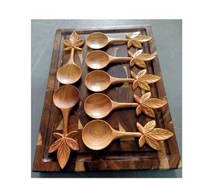 Cucharas de Madera Talladas a Mano de Lujo Premium, Ecológicas, Listas para Exportación a Vietnam 2025 - Product Image 4