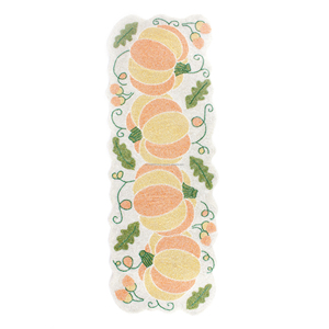 High Quality Cotton <b>Table</b> <b>Runner</b> Embroidered Beaded Design Luxury Patterned Kitchen Home Decor Mat for Christmas Low Price - Product Image 1