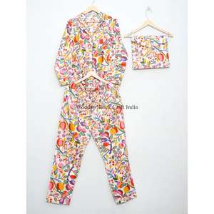 Conjunto de Pijama de Algodón de Última Moda para Mujer, Ropa de Dormir Cómoda, Vestido de Pijama para Damas de Honor, Conjunto de Pijama de Algodón para Adultos - Product Image 3