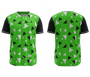 เสื้อเบสบอลแบบซับลิเมชั่นสั่งทำพิเศษ ชุดยูนิฟอร์มทีมกีฬา พร้อมโลโก้และหมายเลขตามสั่ง |   ฐานผ้าโพลีเอสเตอร์ที่ระบายอากาศได้ดี - Product Image 3