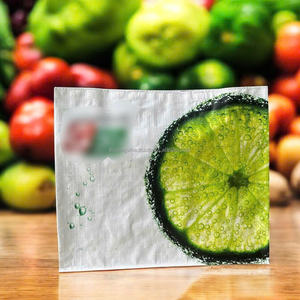 Bolsas DE LA COMPRA tejidas de PP laminadas mate reutilizables ecológicas impresas personalizadas impermeables y resistentes - Product Image 2