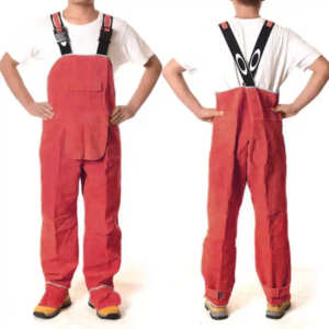 Peto de Soldadura de Cuero Vacuno Resistente al Fuego de Primera Calidad, Ropa de Trabajo de Seguridad Industrial - Product Image 1