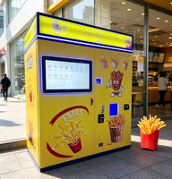 Machine distributrice de frites et de boulettes de poisson frites en promotion