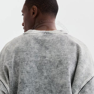 Sudadera con Efecto Ácido de Moda para Hombre, Color Personalizable, Nuevo Estilo, Sudadera con Efecto Ácido en Oferta - Product Image 5