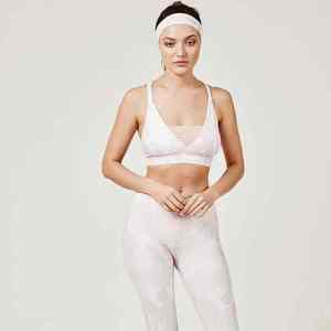 Conjunto de Yoga de Alta Calidad OEM para Mujer, 2 Piezas, Leggings Deportivos, Sujetador Deportivo sin Tirantes, Ropa de Yoga - Product Image 1