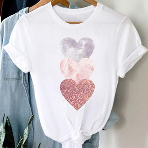 Camiseta Deportiva Holgada para Mujer, 100% Algodón, Estilo Vintage de Fútbol, Transpirable, Ecológica, con Estampado Digital, Cuello Redondo, Tejido Terry - Product Image 3